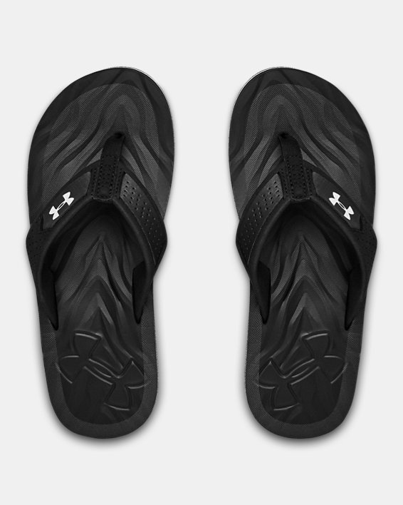 Boys' UA Marathon Key IV Sandals, Black, pdpMainDesktop image number 2